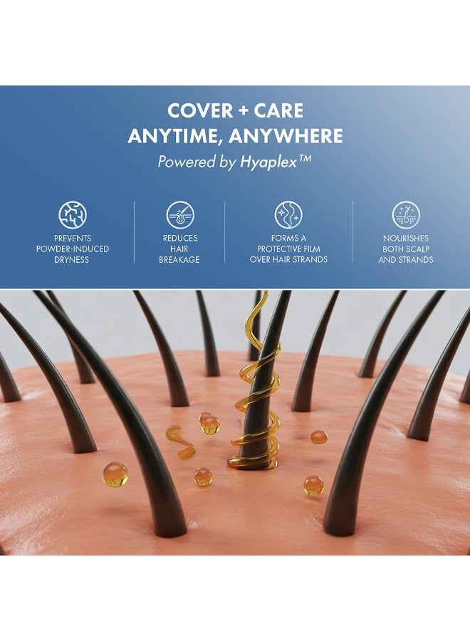 ThriveCo Root Touch-Up Powder – Natural Black | Instantly Covers Up Greys & Bald Spots | Non-Sticky, Mess-Free Application | With Hyaplex™ Anti-Breakage Technology |Cover-Up Hair Powder, 4 g - Image 3